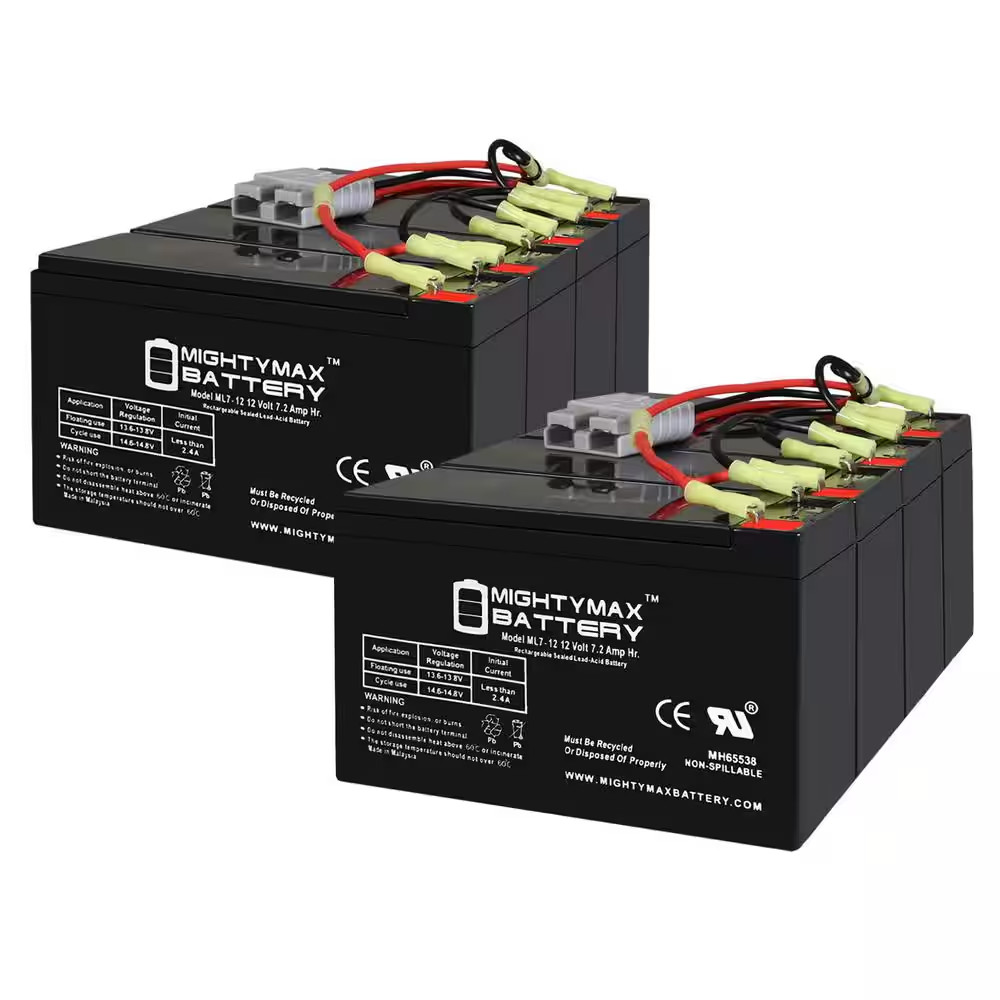RBC12 UPS Complete Replacement Battery Kit for APC Smart-Ups 5000VA 208V