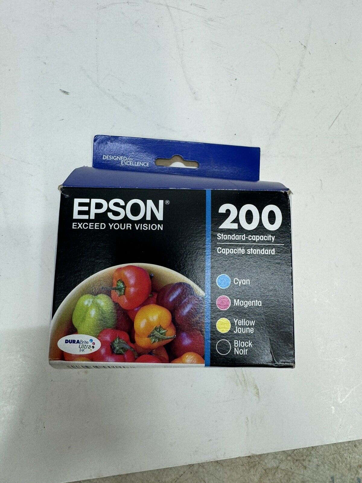 Genuine Epson 200 Ink Cartridge Set Cyan, Magenta,Yellow, Black