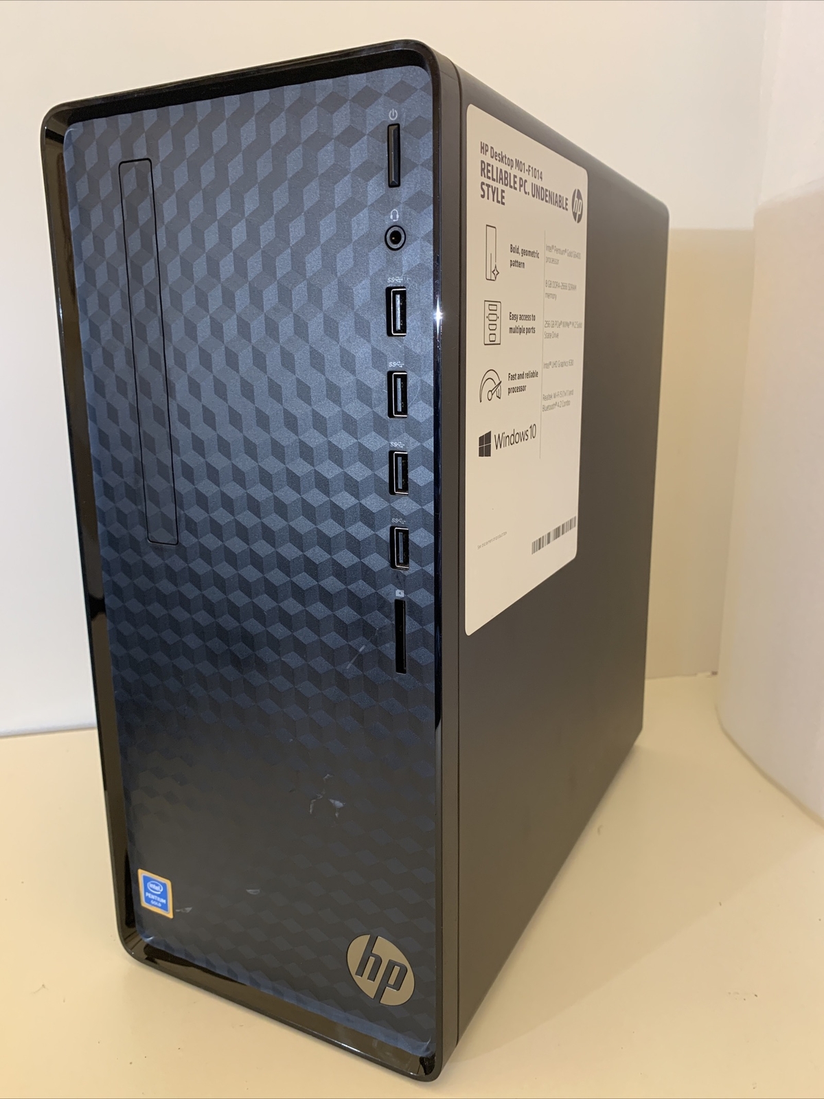 Fast Hp  desktop computer Pentium gold  