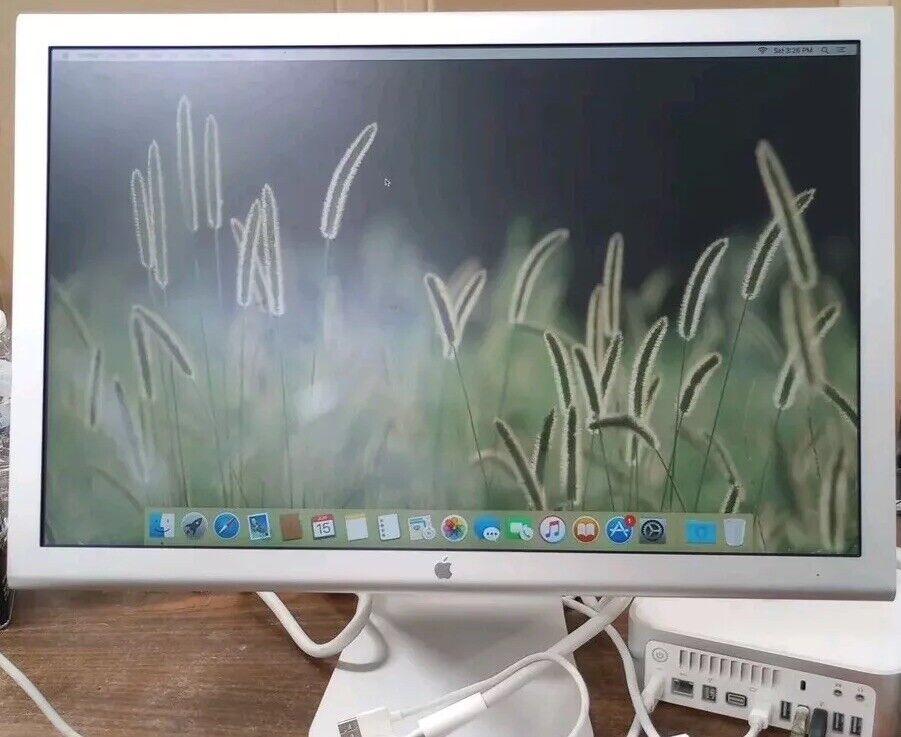 Apple 20-Inch Cinema HD Display LCD 60 Hz Monitor A1081 TESTED 2004 Great Shape
