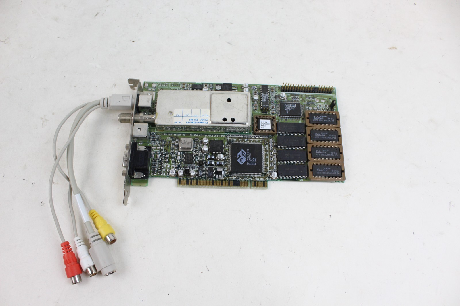ATI 3D RAGE II + DVD PCI VGA Card video vintage PC