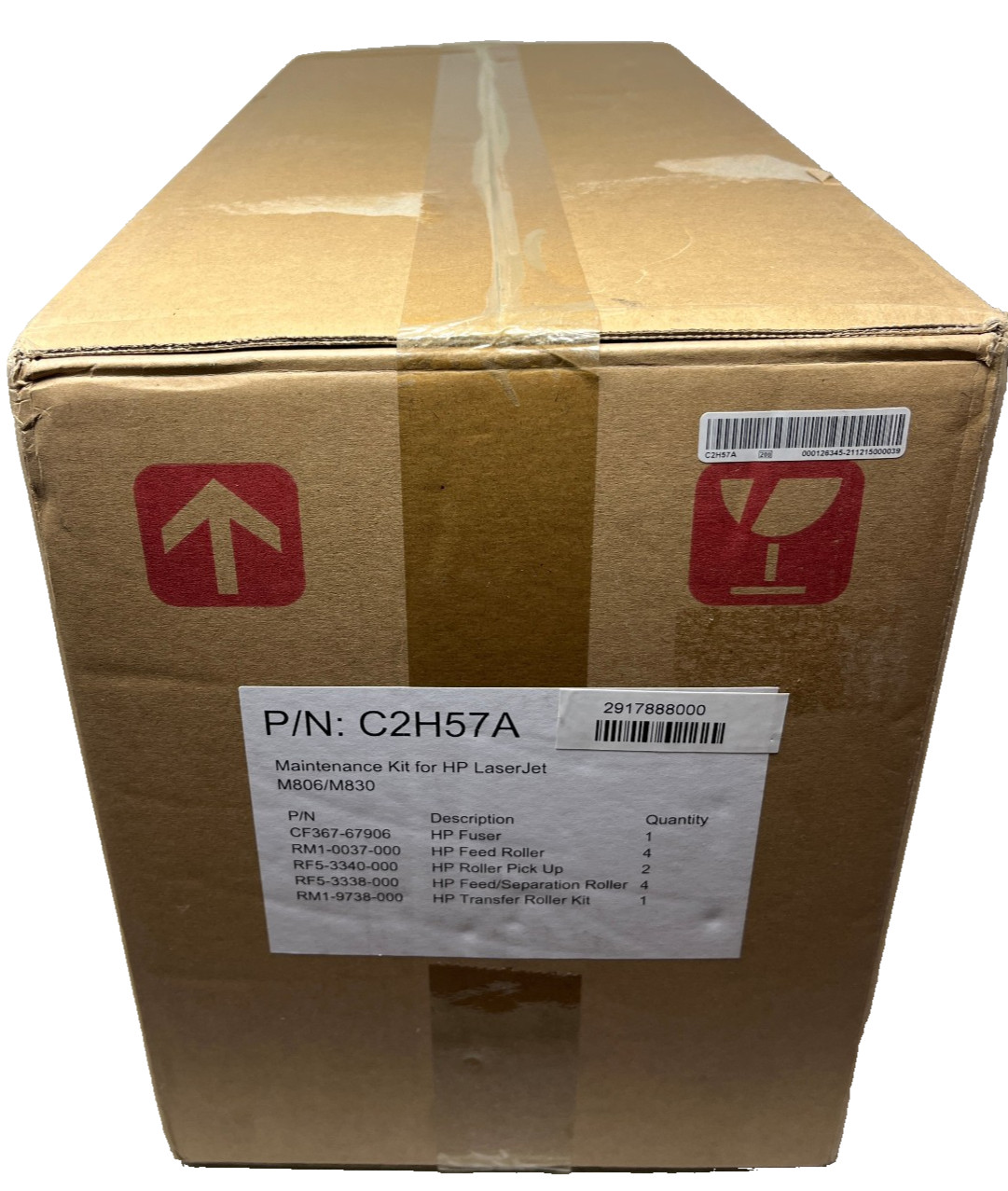 HP C2H57A 220V MAINTENANCE FUSER KIT 220V LASERJET ENTERPRISE FLOE MFP M830W