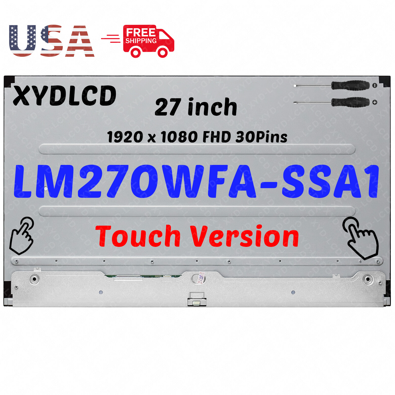 27in LM270WFA-SSA1 LM270WFA (SS)(A1) Borderless LCD Touch Screen Replacement IPS