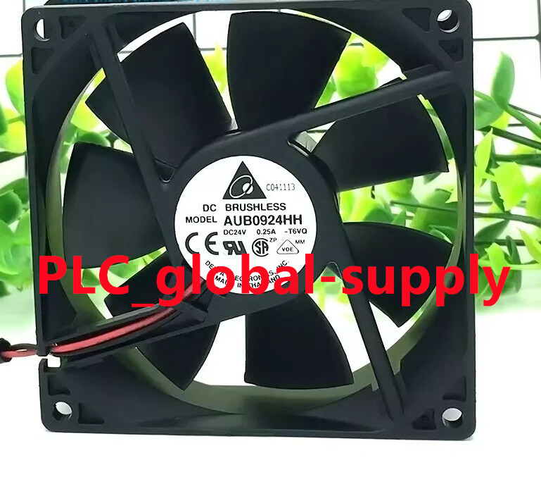 AUB0924HH 1PCS NEW DELTA Double Ball Fan  DC24V 0.25A 9025 2-wire  Fast shipment