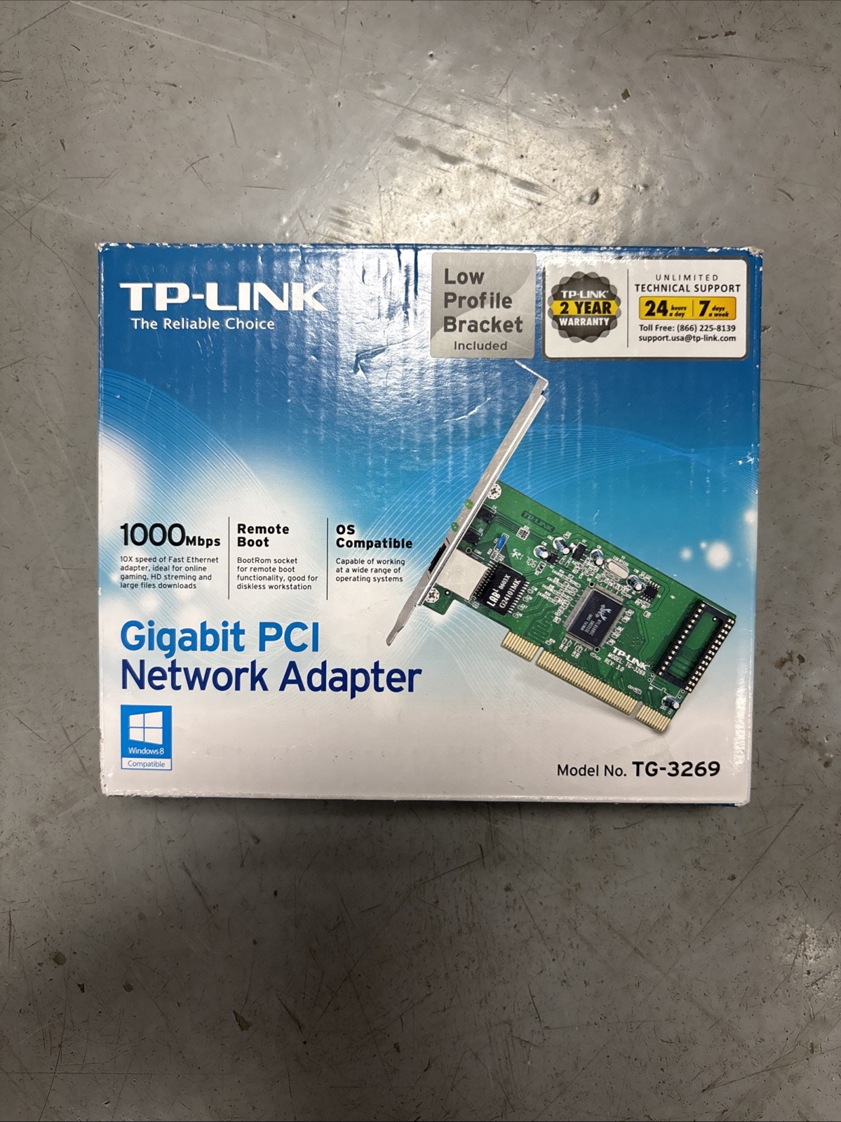 TP-LINK TG-3269 10/100/1000Mbps Gigabit PCI Network Adapter