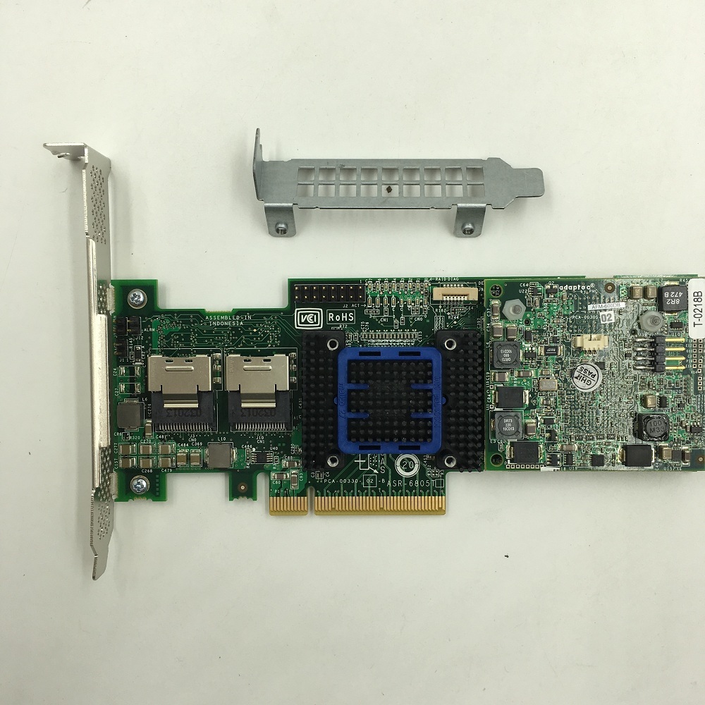 ASR-6805T ADAPTEC SGL 2272800-R 512MB SAS 6Gb/s SATA/SAS 8I PORT RAID CONTROLLER