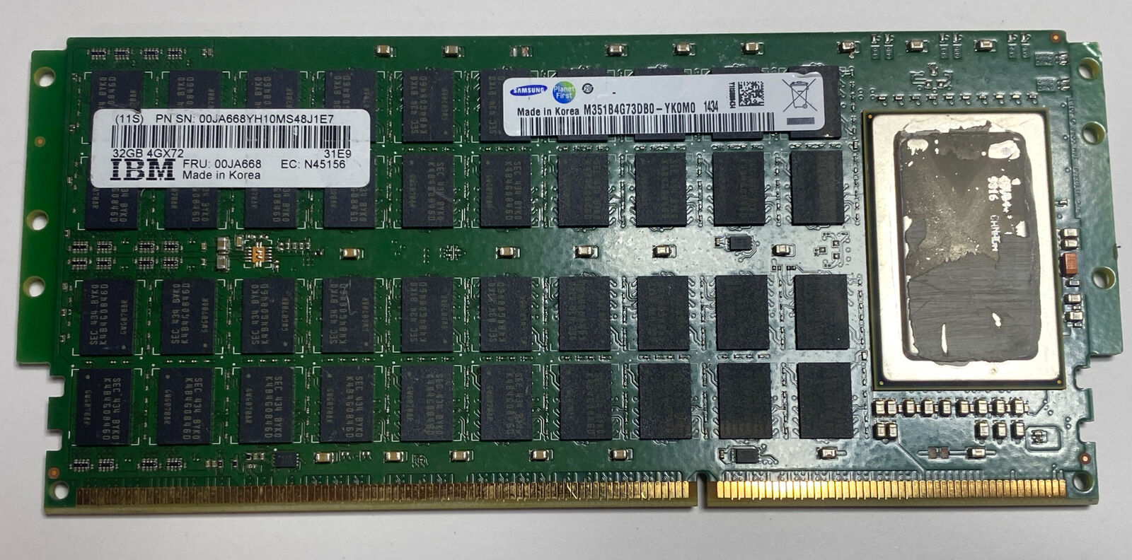 32GB 4GX72 PC3-12800 DDR3-1600 ECC Server Ram Memory Samsung M351B4G73DB0-YK0M0