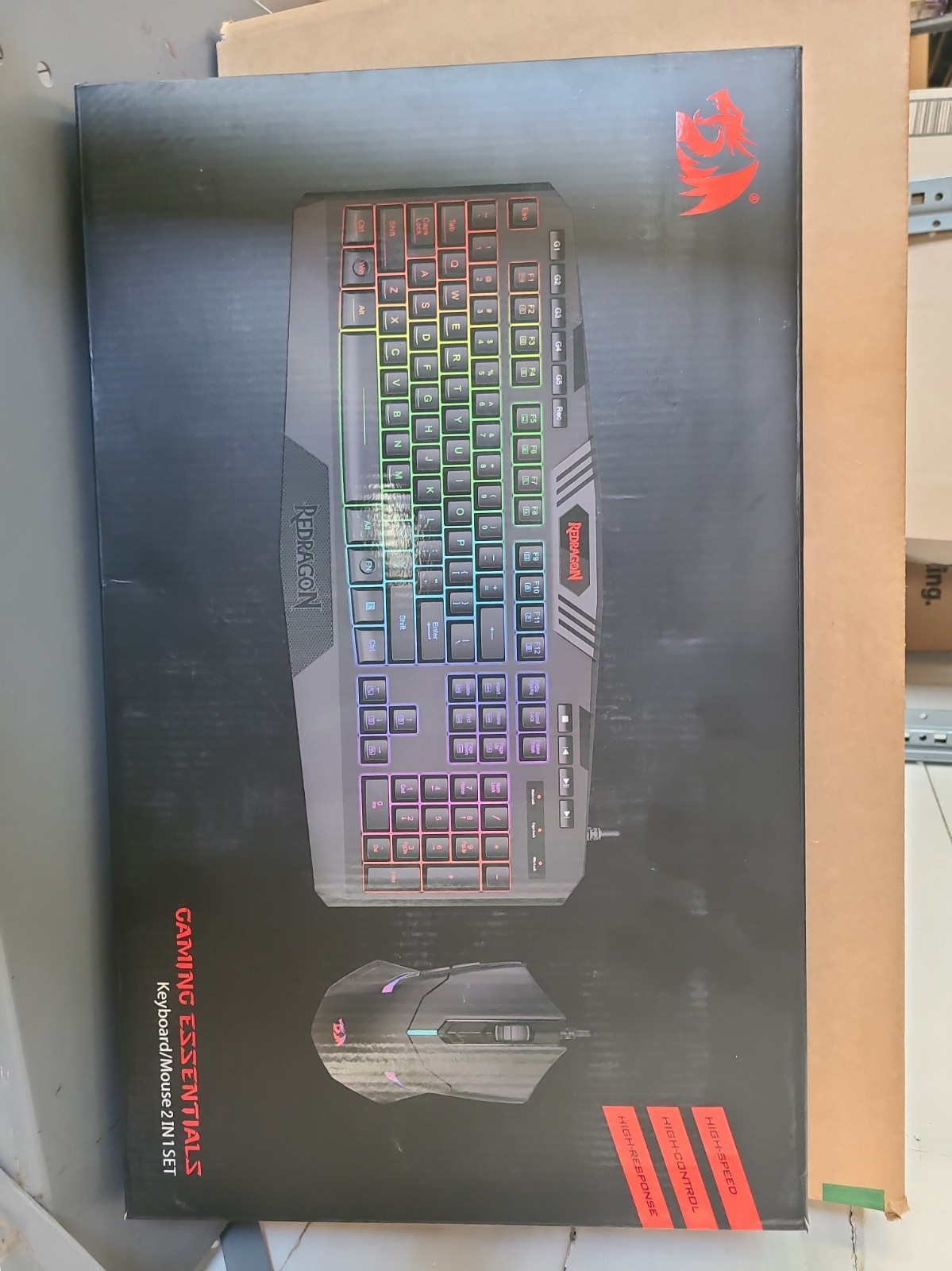 Redragon S101-3 Keyboard & Mouse Combo 2 In 1 Set - Gaming Essentials