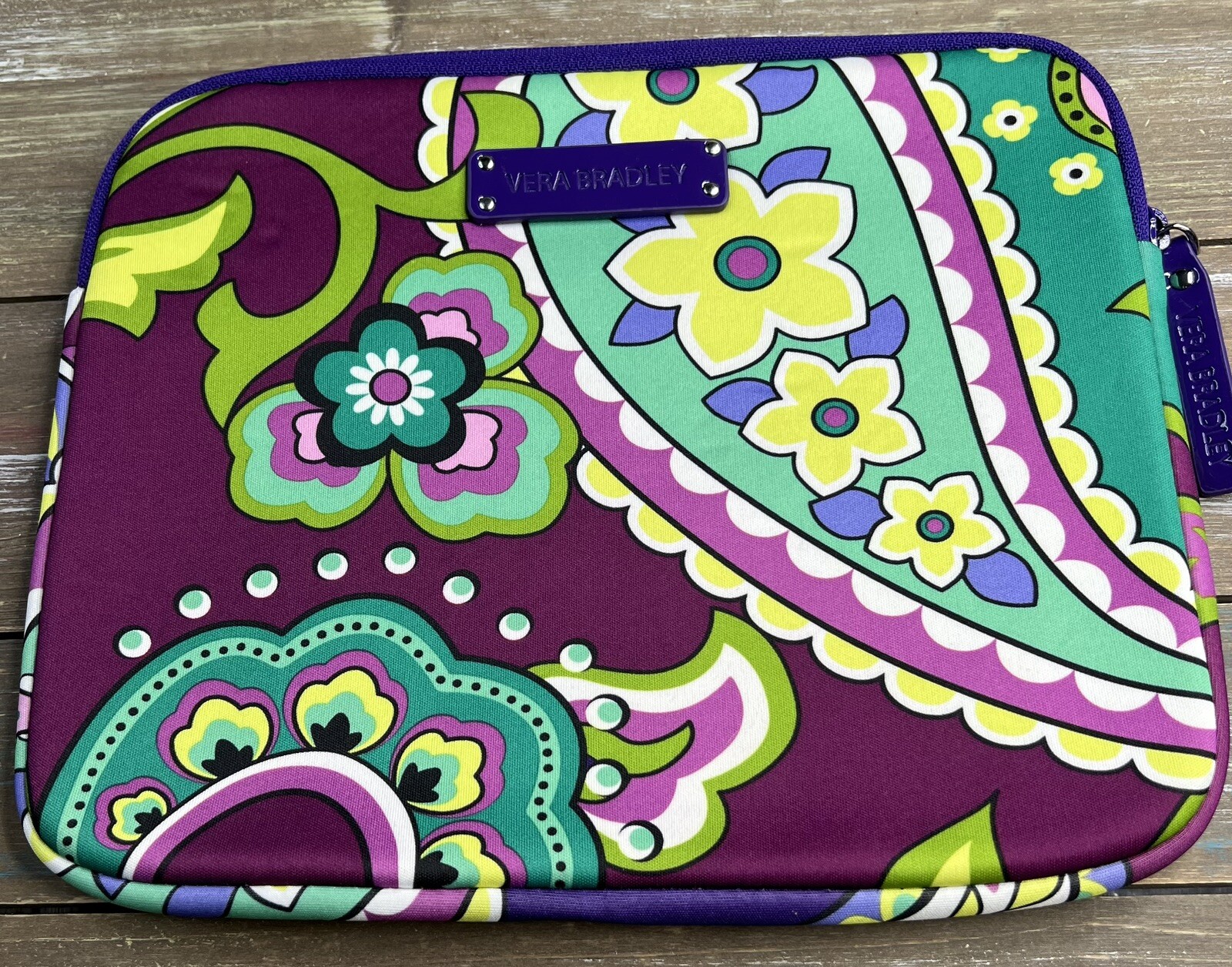 Vera Bradley Heather Neoprene E-reader iPad Sleeve 8"x 6" NWOT SEE PHOTOS