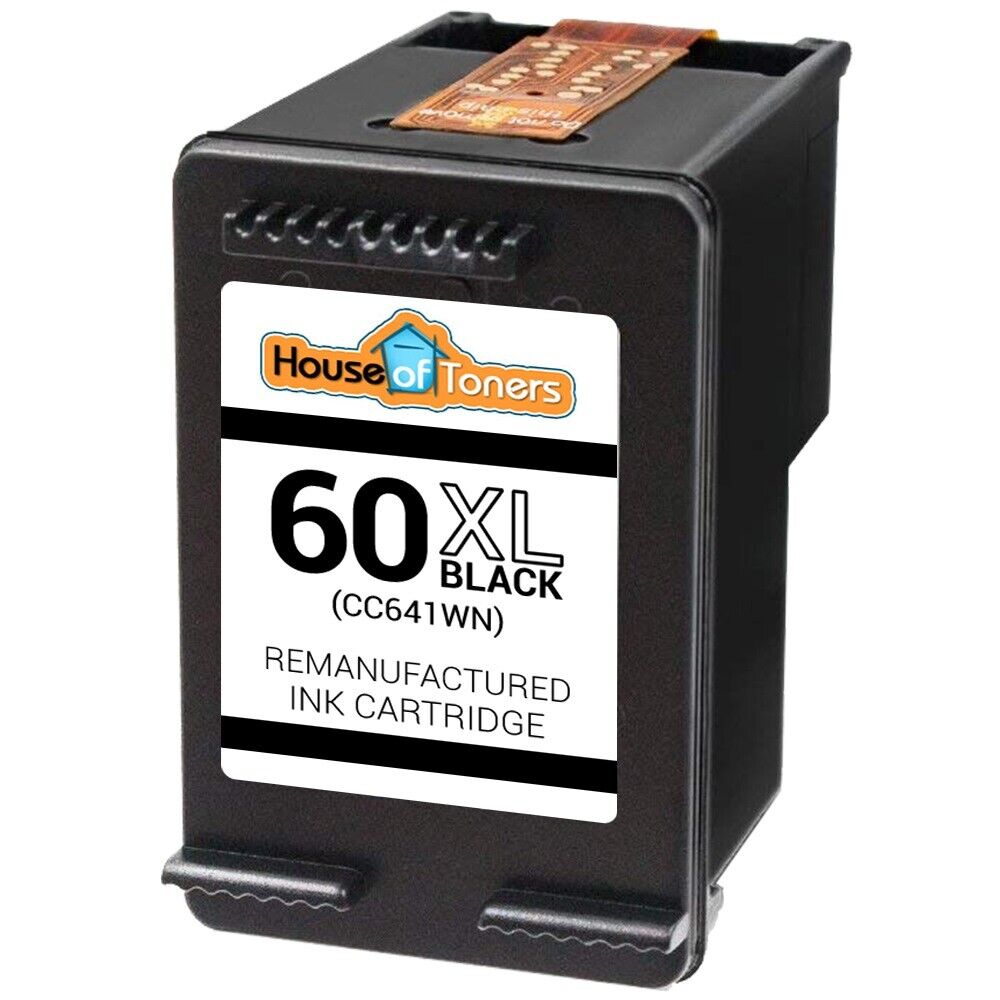 60XL Black & Color Combo for HP 60XL CC641W CC644W for PHOTOSMART SERIES