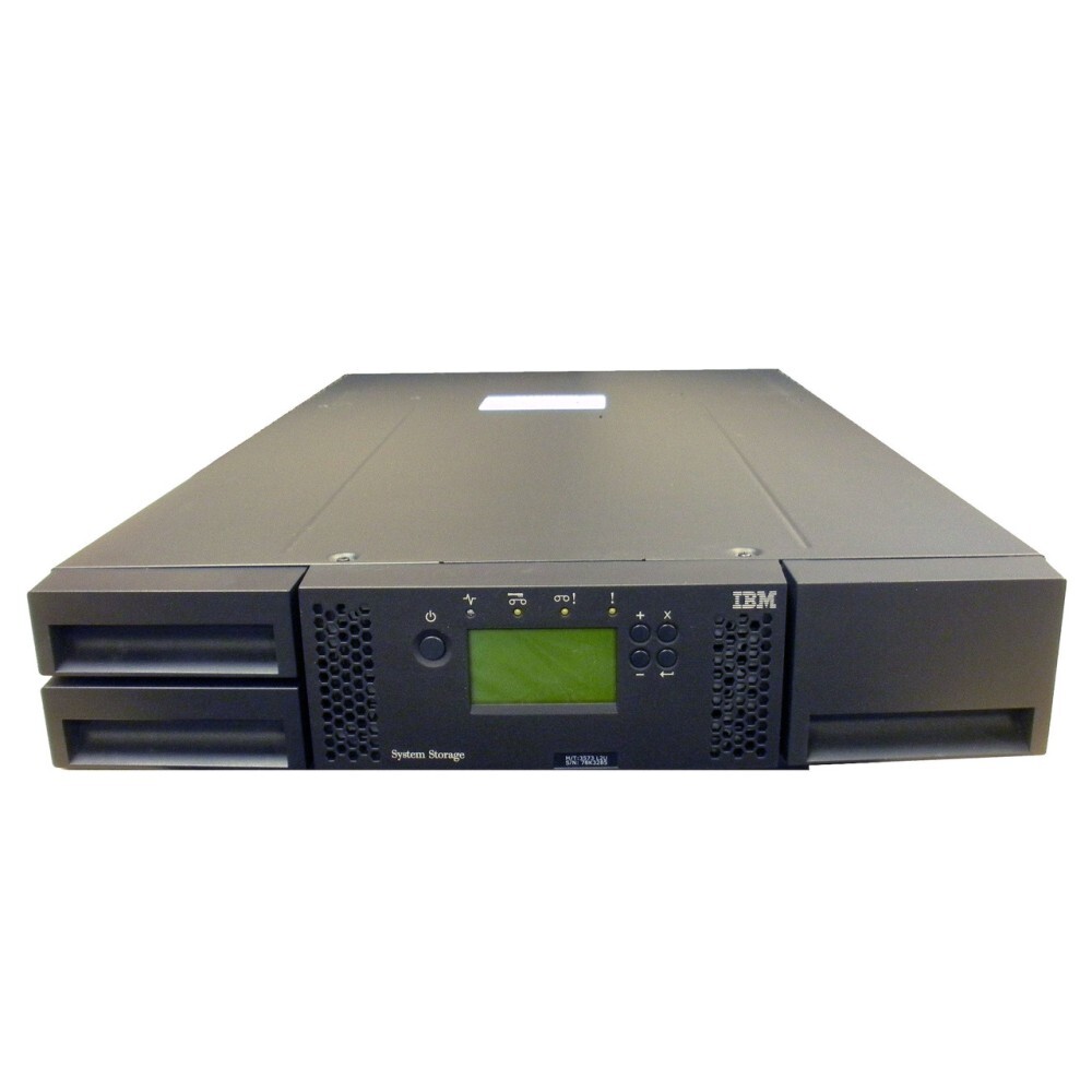 IBM 3573-L2U Tape Library TS3100 24 Slot with 8145 LTO-4 FH SAS Tape Drive