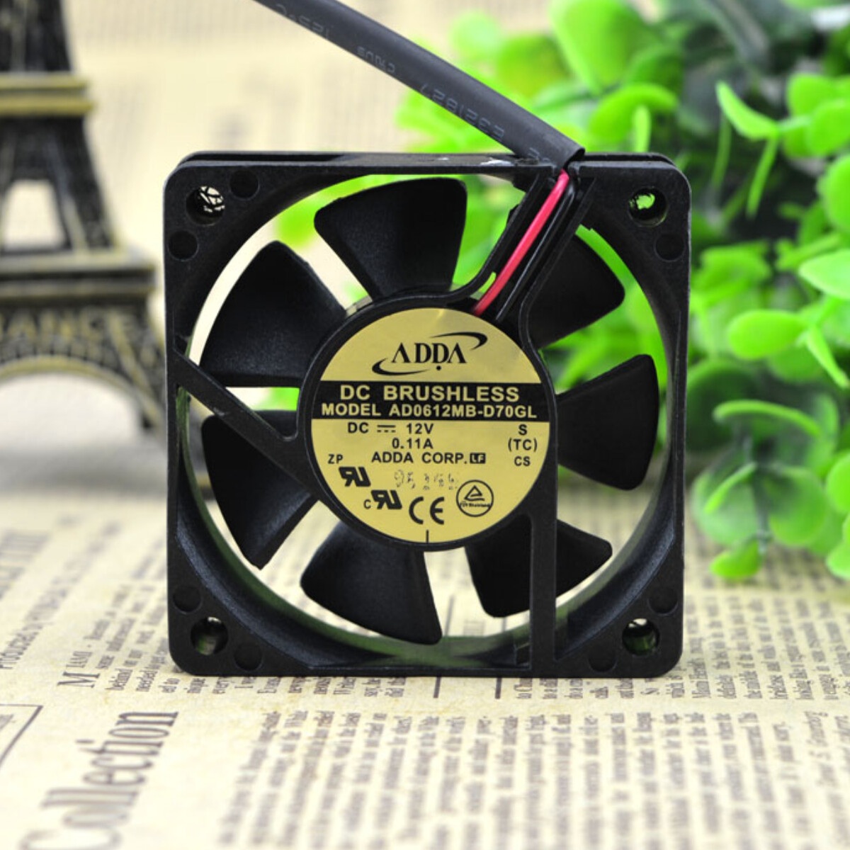 ADDA 6015 DC12V 0.11A 6CM AD0612MB-D70GL Power Supply Chassis Cooling Fan