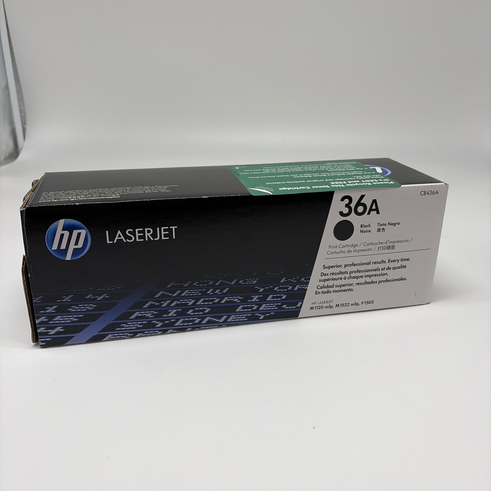 Genuine HP 36A Black Toner Cartridge CB436A OEM LaserJet M1120 M1522
