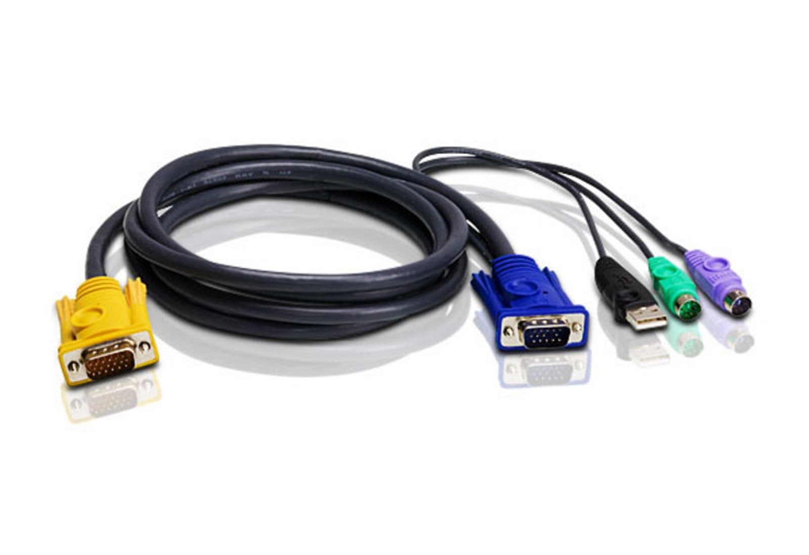 2L-5303UP 10 FT PS/2-USB KVM Cable for KVM Switch
