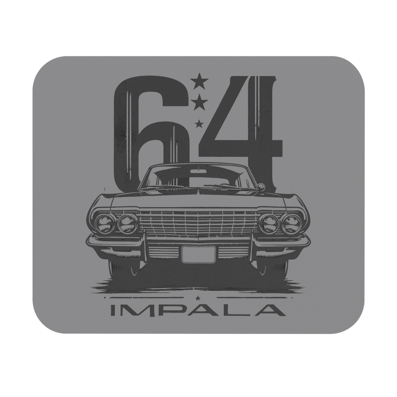 1964 Chevy Impala Mouse Pad – Classic Lowrider Front View Design
