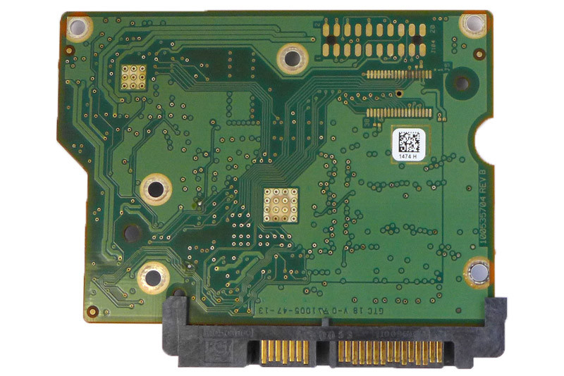 PCB ST3500418AS 100535704 REV B P/N: 9SL142-042 F/W: AP24 Seagate
