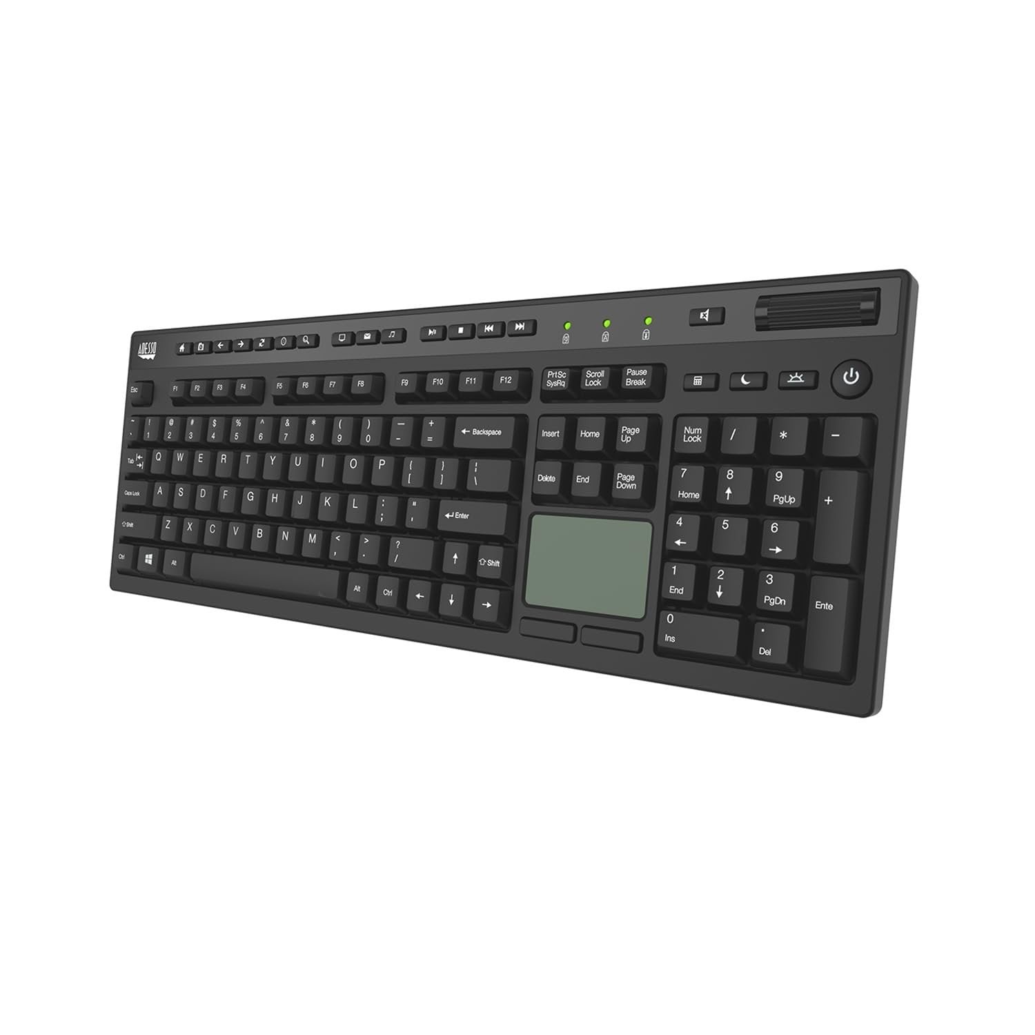 Adesso AKB445UB Multi-Channel Touchpad Keyboard