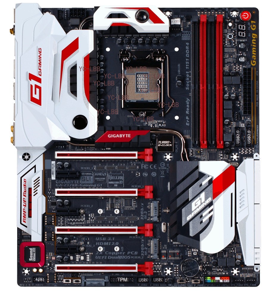 FOR GIGABYTE GA-Z170X-Gaming G1 Gaming Mainbroad LGA1151 DDR4 64GB O.C ATX Board