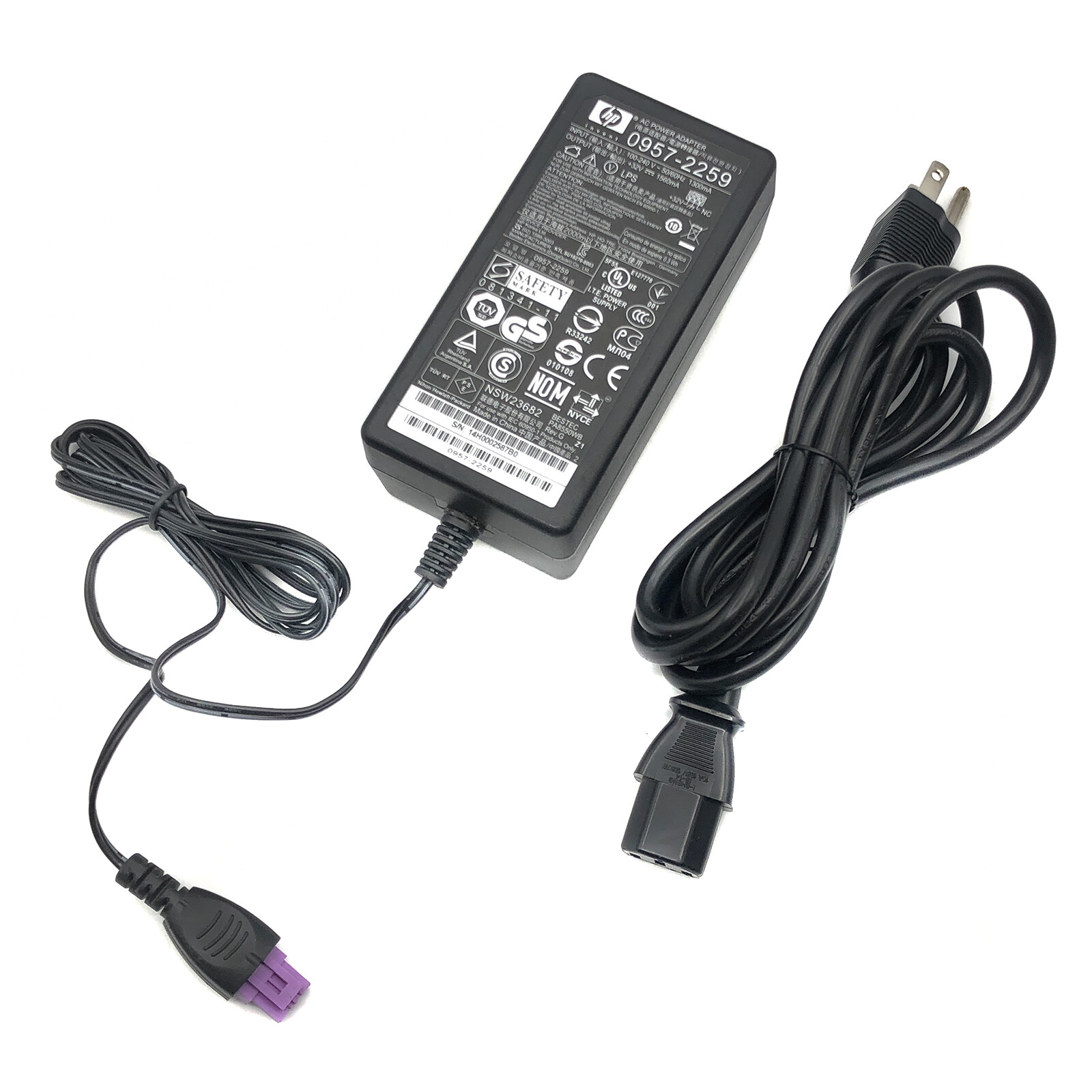 Genuine HP AC Adapter for Photosmart Inkjet Printer 8400 and 8700 Series Charger