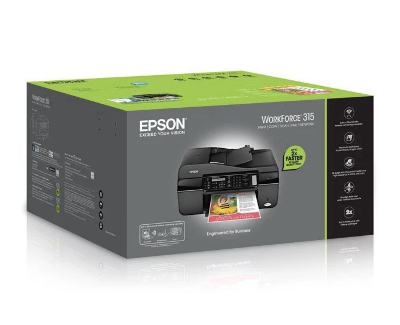 Epson WorkForce 315 All-In-One Inkjet Printer (C11CA49251) - NEW/SEALED BOX