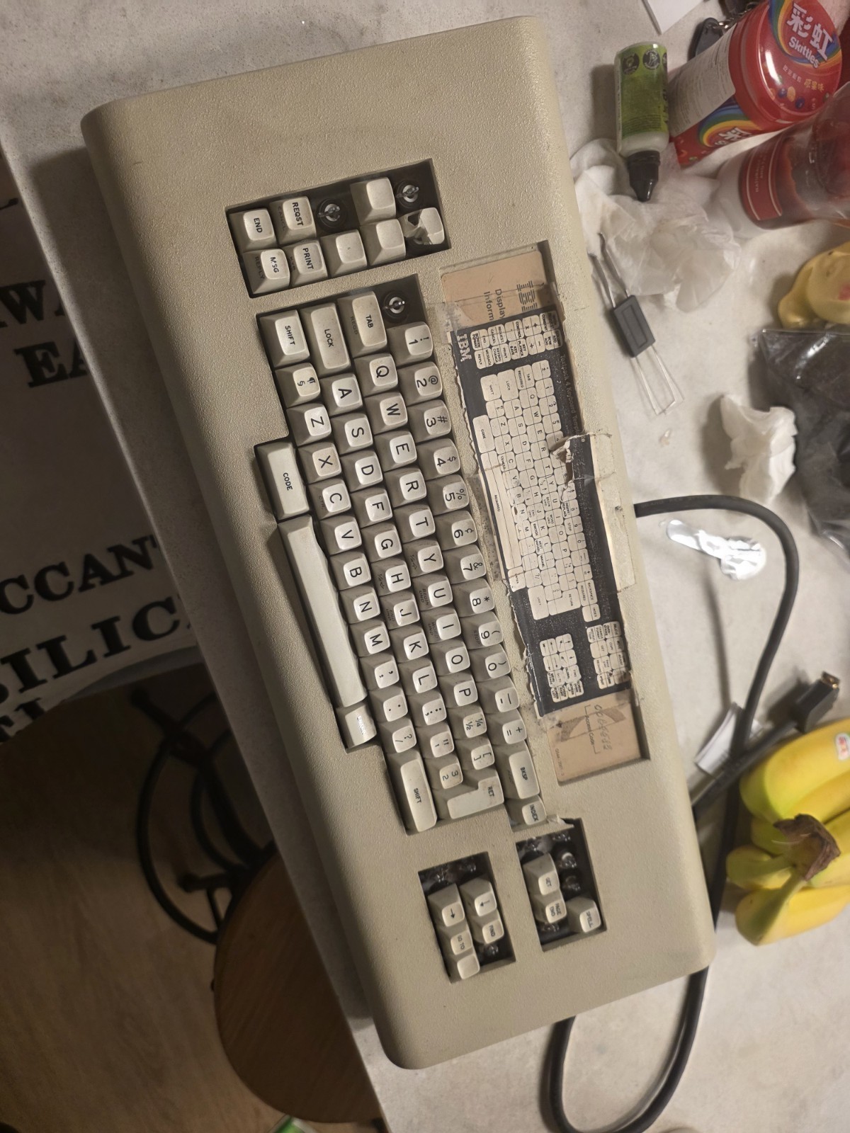 IBM Displaywriter 6580 Beamspring Keyboard AS-IS