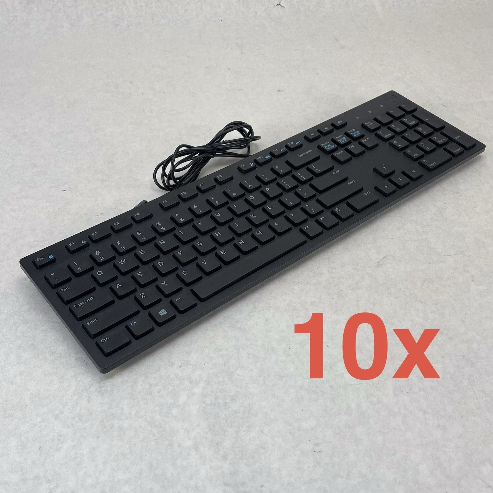Dell OEM KB216 Wired USB Keyboard Black ORKRON Lot of 10
