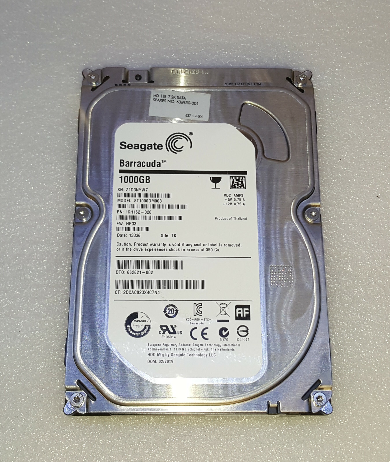 Dell Optiplex 7010  - 1TB 3.5" Hard Drive with Windows 7 Ultimate 64 Bit Loaded