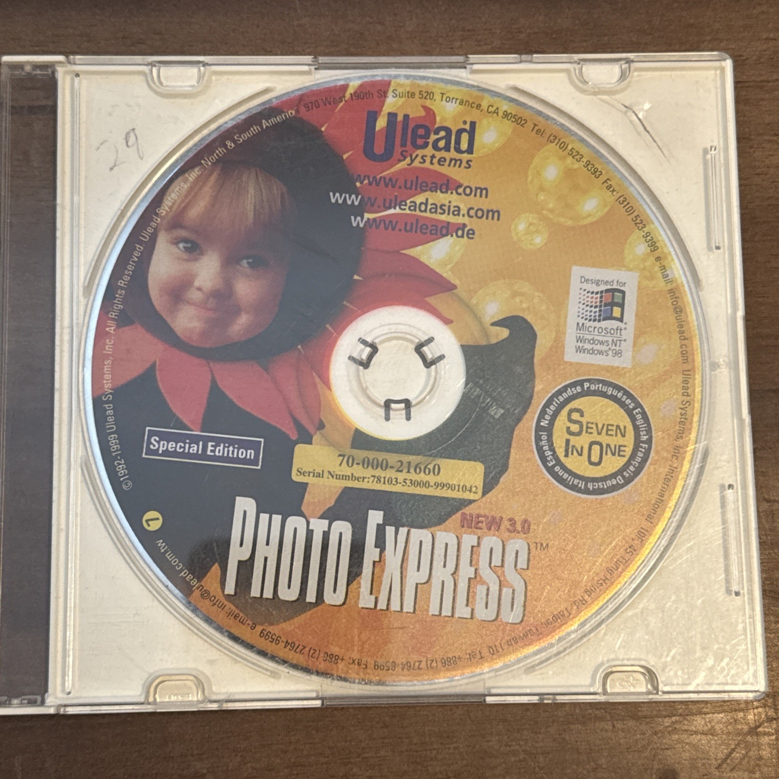 Ulead Systems Photo Express New 3.0, Special Edition, CD-ROM Software, Free Shpg