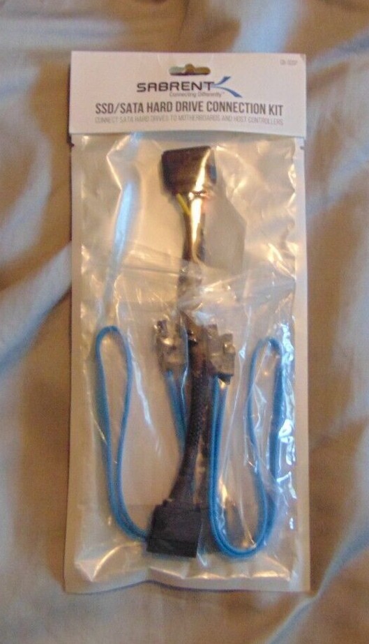 Sabrent SSD/Sata Hard Drive Connection Kit Model CB-SDSP (Brand New Sealed)