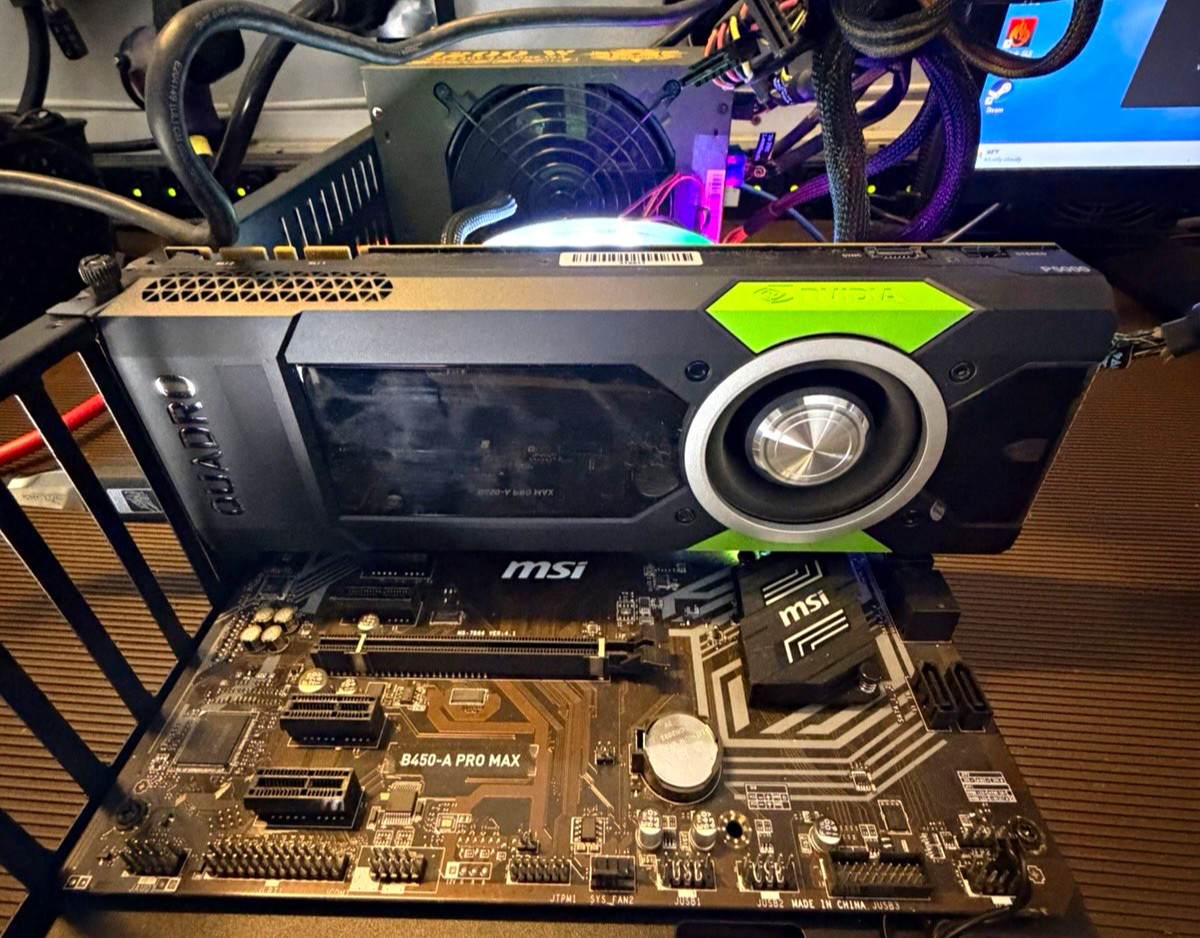 NVIDIA Quadro P5000 16GB GDDR5X PCIe 3.0 Workstation GPU Tested Working