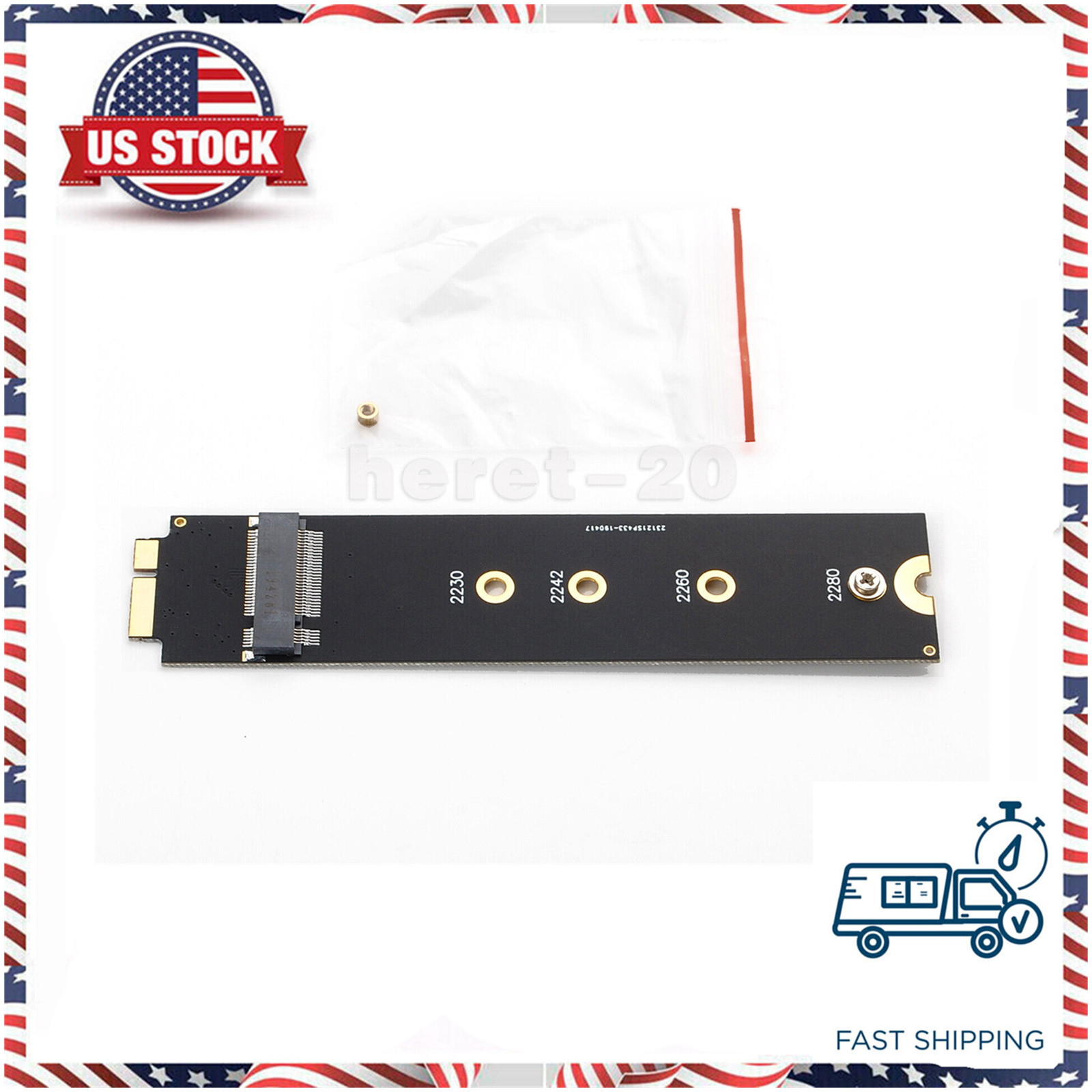 12+6pin SSD Drive Adapter Card For Apple 2010 2011 Macbook Air A1369 A1370