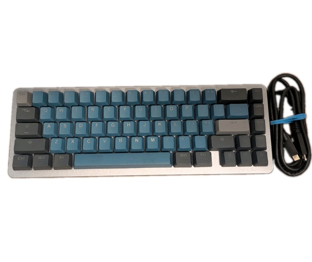 Drop ALT Wired 65% Mechanical Gaming RGB Keyboard Teal Caps White Switches