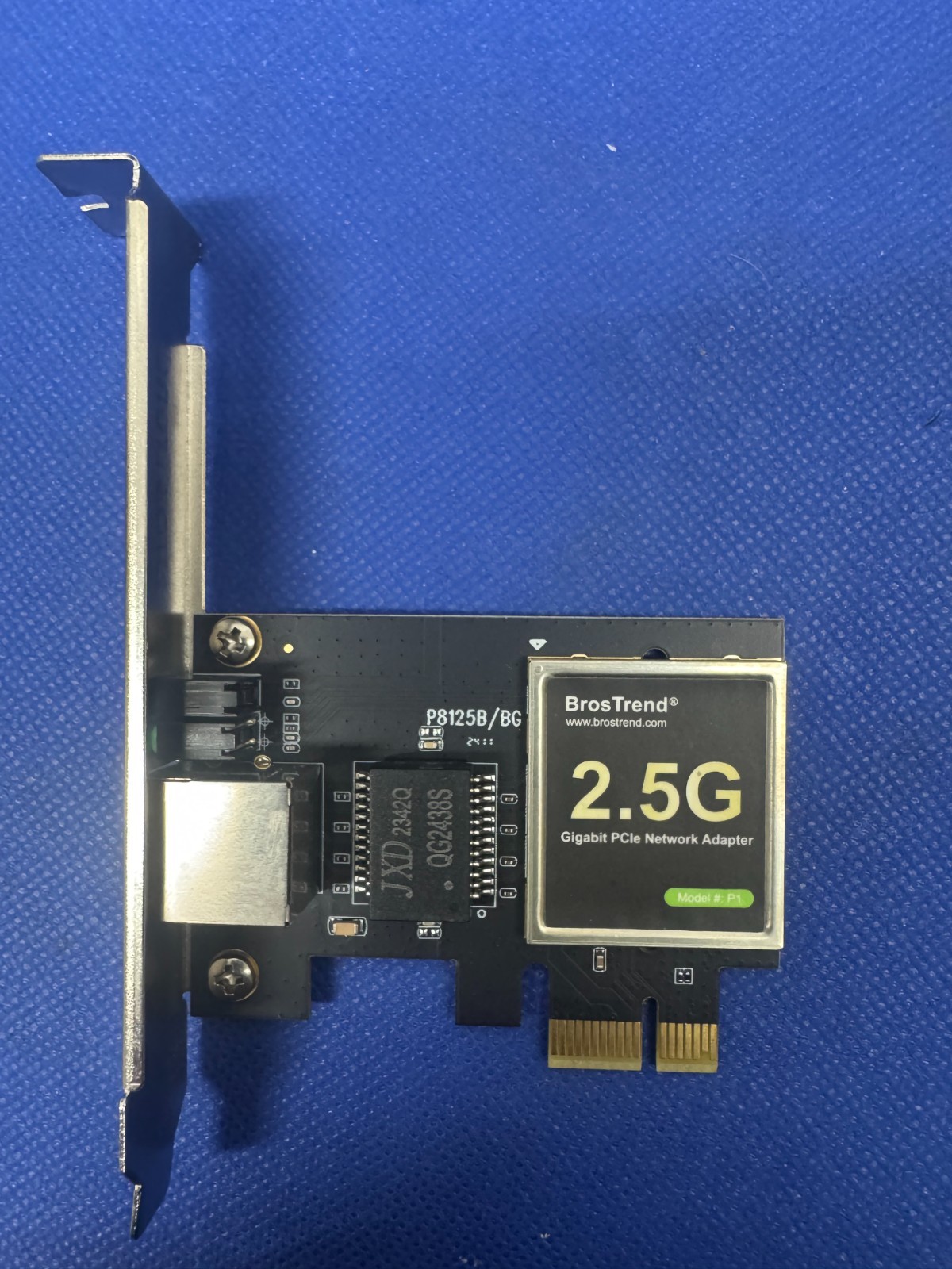 BrosTrend P1 2.5G Gigabit PCIe Network Adapter Ethernet LAN Card 2.5G