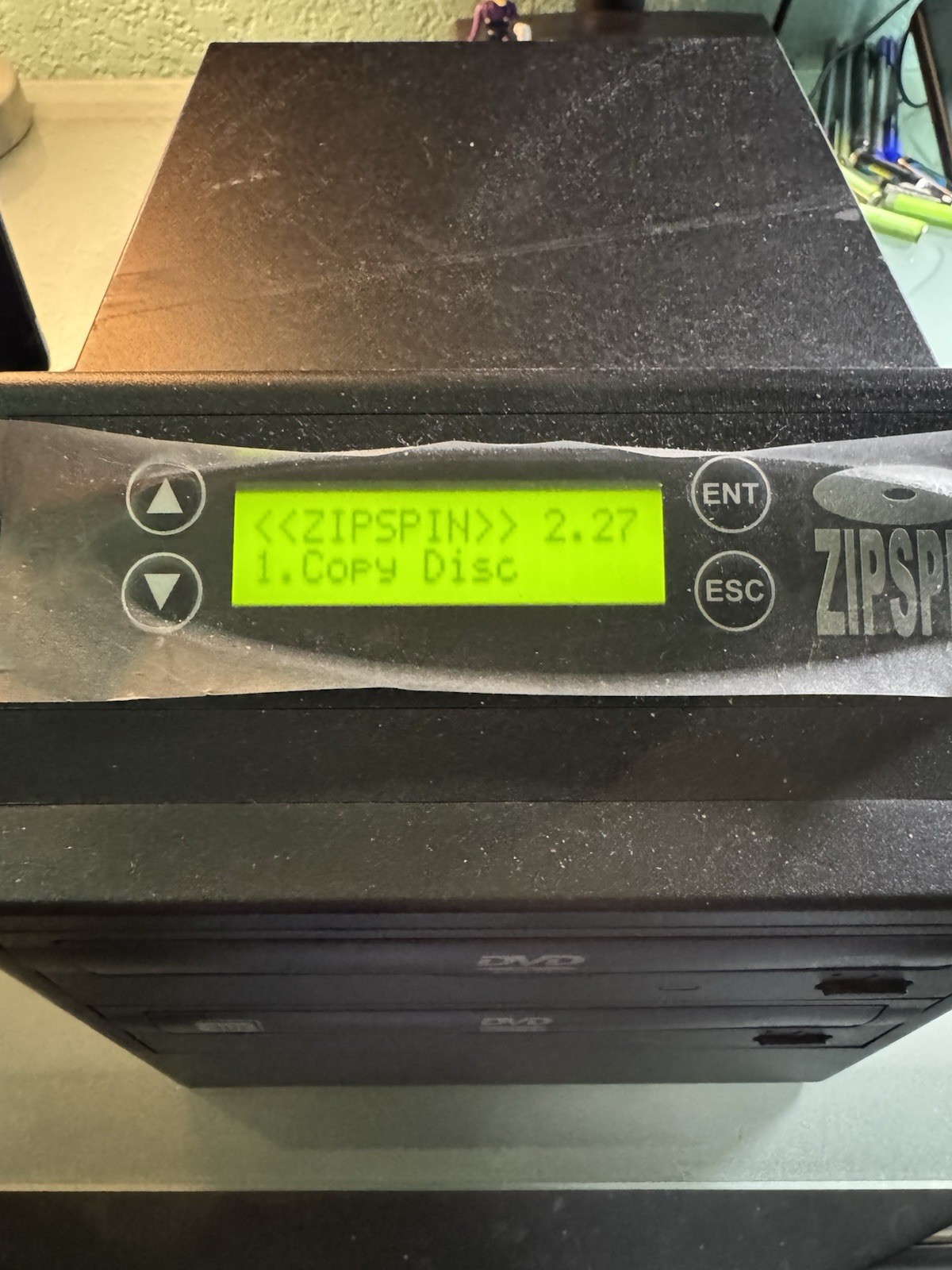 ZipSpin D121-L CD DVD R/RW Disc Duplicator Copier Recorder Burner System