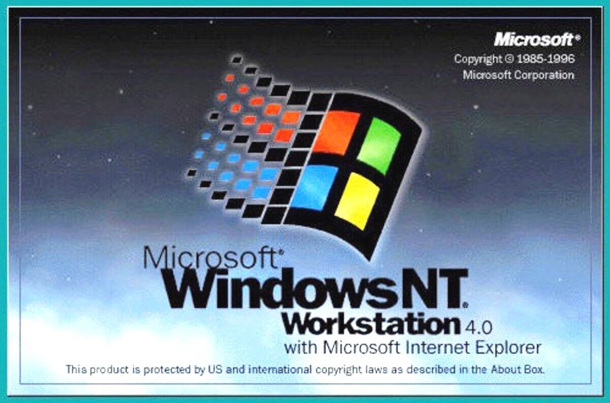 Windows NT Workstation 4.0 Full Version w/ DDK CD & CD Key License NEW