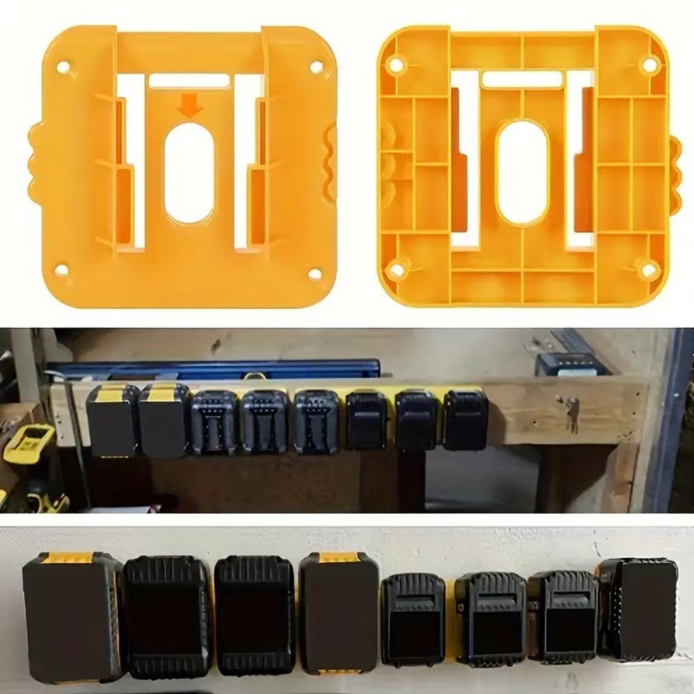 5pc Battery Holder Storage Rack fits Dewalt 18V 20V Li-ion Battery DCB203 DCB205