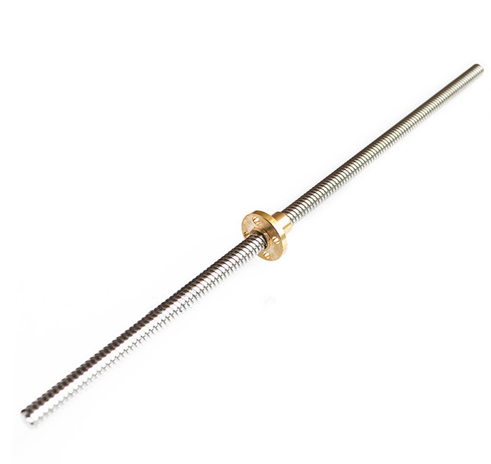 3pcs 3D printer accessories screw rod T8-2-D8 length 300 400 500mm