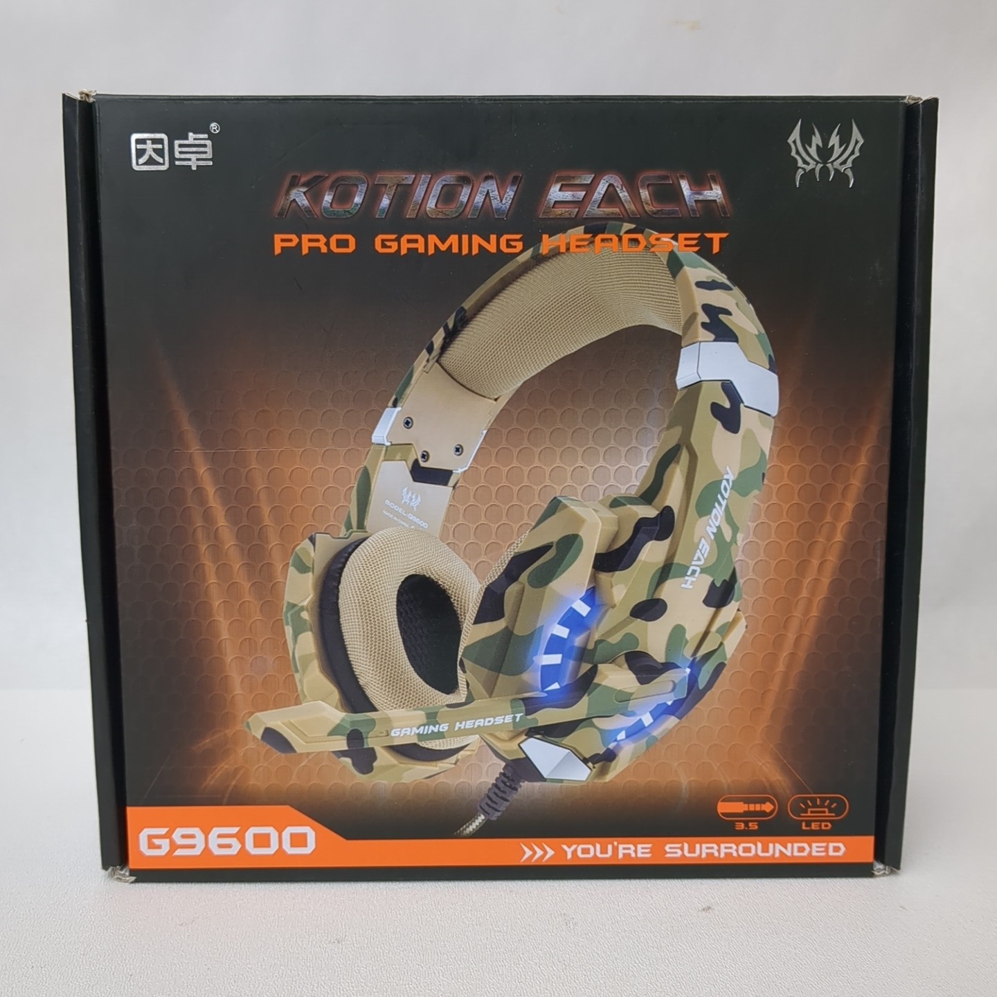 Kotion Each Pro Gaming Headset for PS4 PC Xbox LED BASS SURROUND MIC G9600