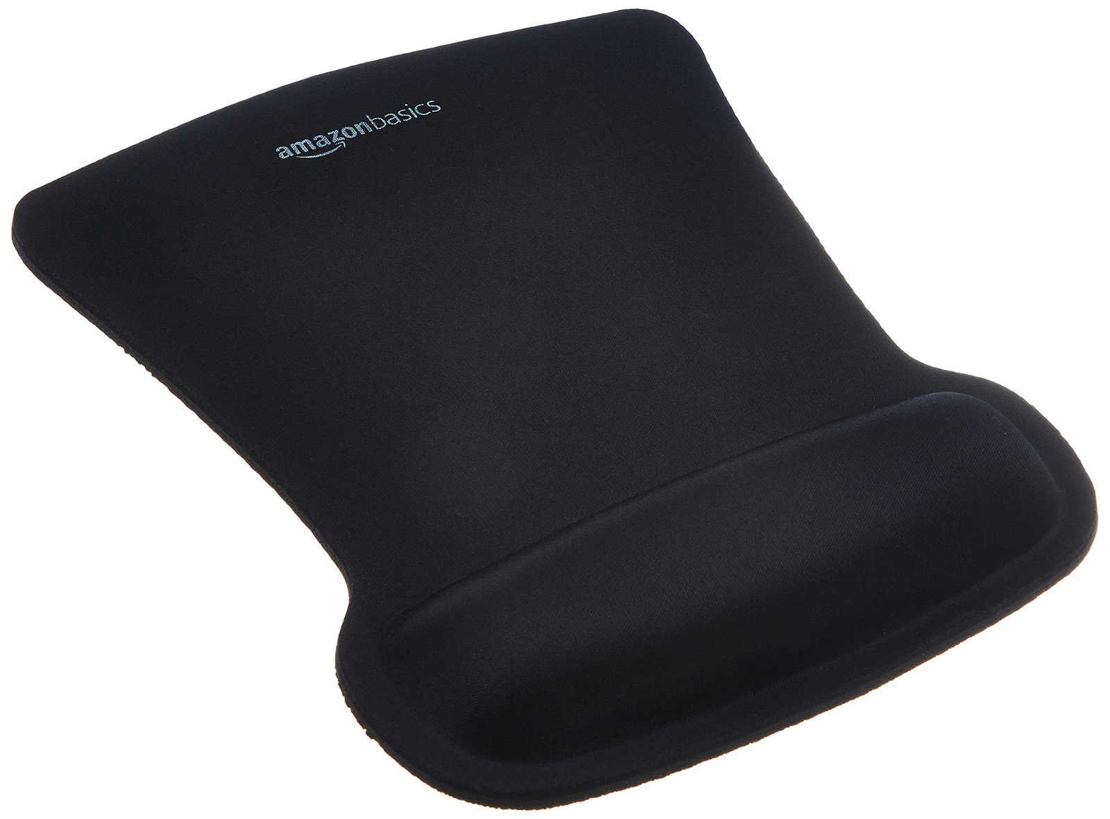 Amazon Basics Irregular Ergonomic Gel Computer 10.1L x 8.1W inches, Black 
