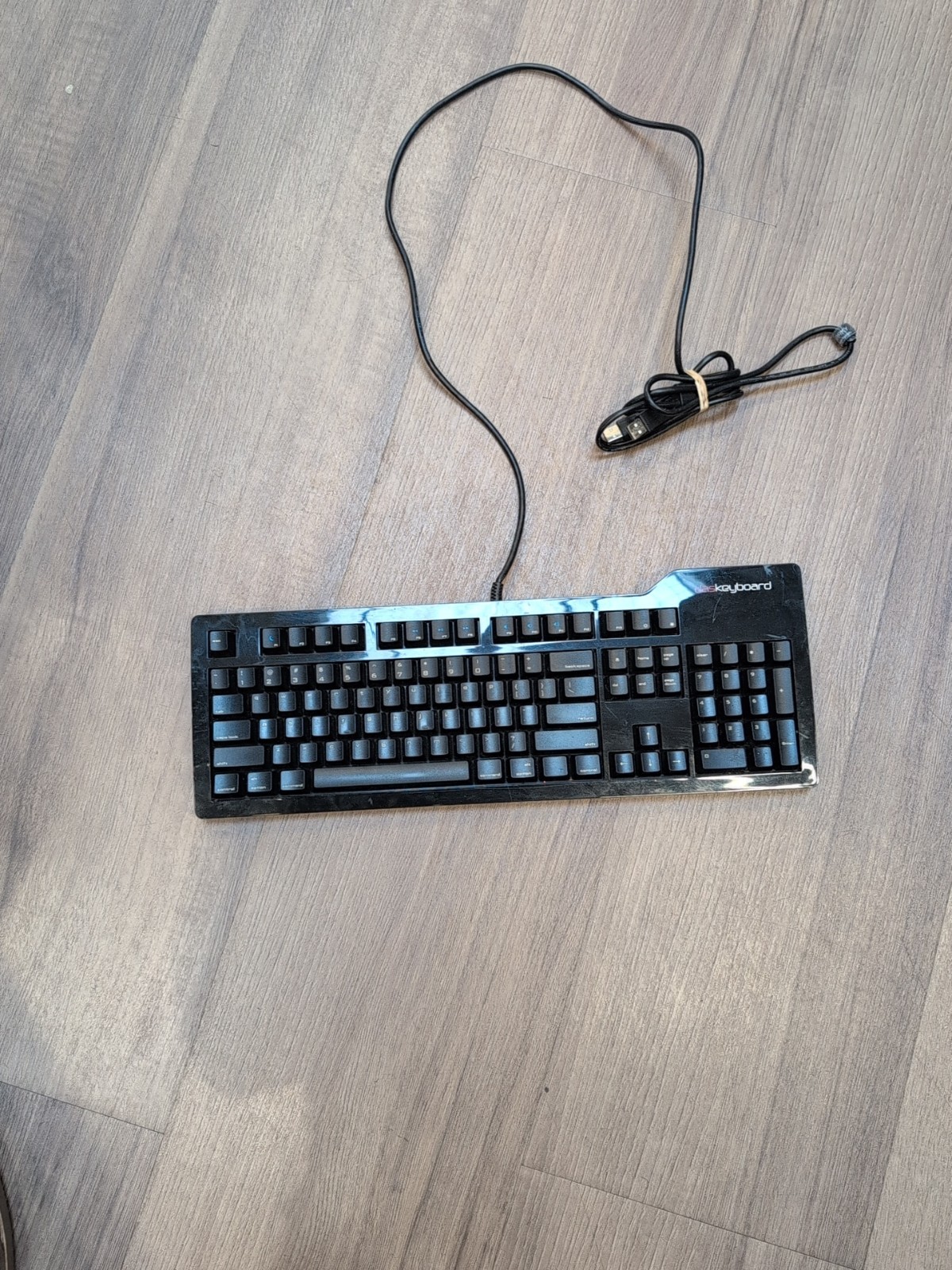 Das Keyboard DASK3MKPROSIL Wired Mechanical Keyboard Cherry MX Blue