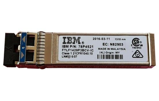 Genuine IBM Transceiver Module 16G 1310nm 10KM LW GBIC SFP+ 78P4521