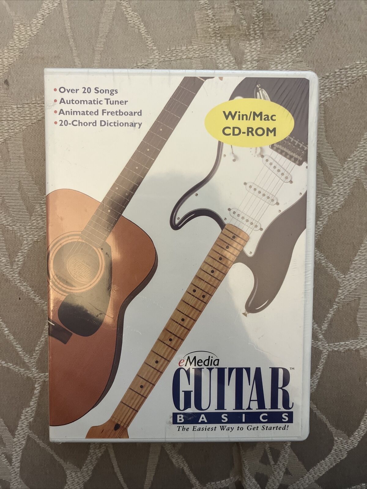 eMedia Guitar Basics, Win/ Mac  CD-ROM SEALED NEW ME22