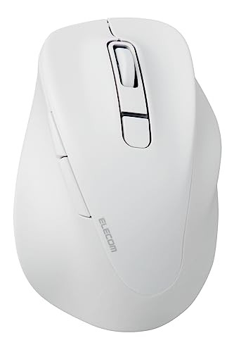 ELECOM Bluetooth Wireless Ergonomic Shape Mouse  Silent Click  Right Hand