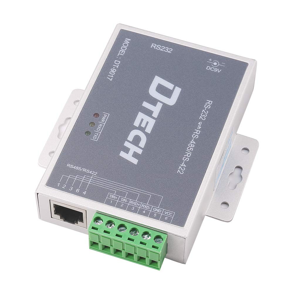 BiDirectional Active RS232 To RS485 RS422 Serial Converter DB9 RJ45