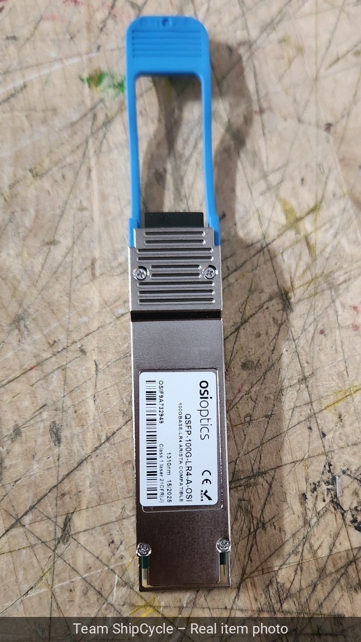 U92433 Cisco QSFP100GLR4S QSFP 100GBASELR4 SARISTA Class Transceiver Mod G1N