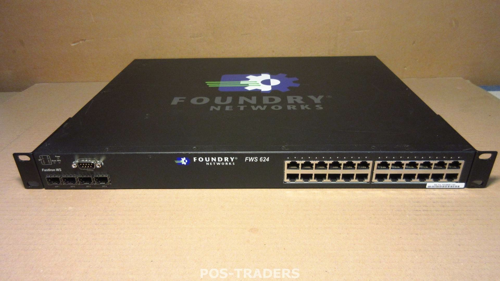 Brocade Foundry FWS624 FastIron Workgroup Switch 24 Port 10/100 + 4x Shared SFP