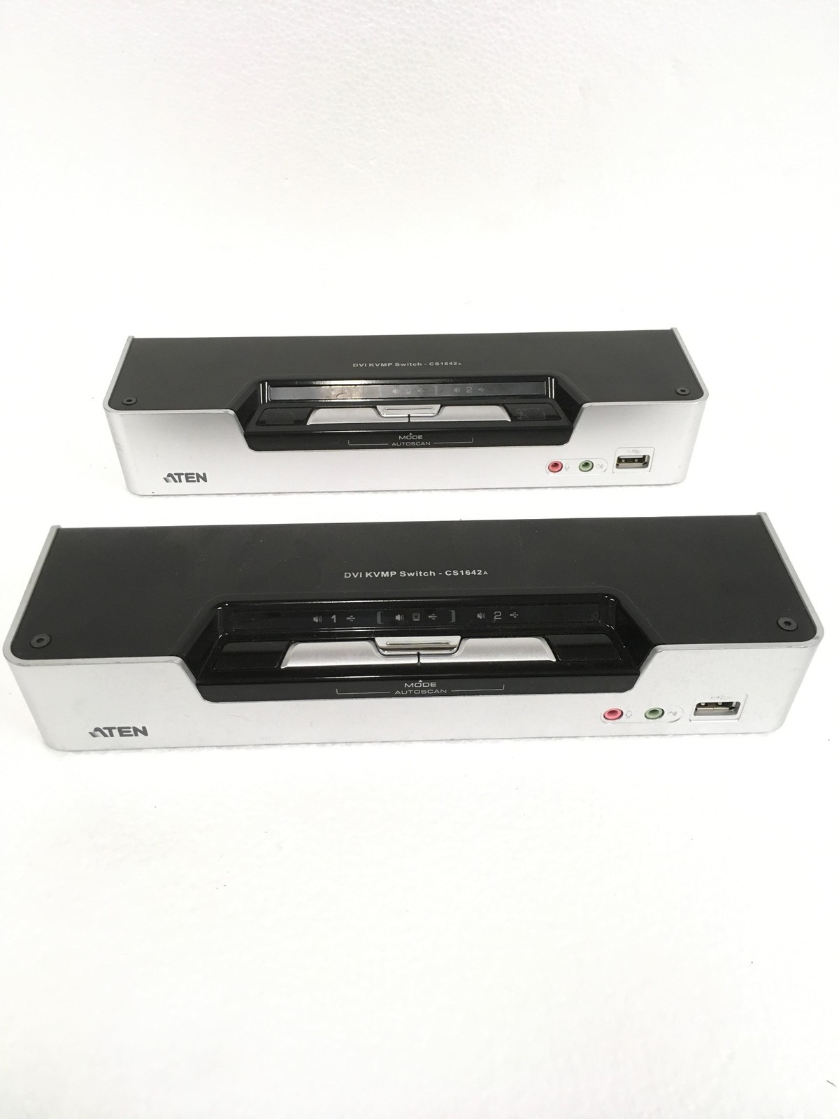 2x ATEN CS1642A 2-Port USB DVI Dual View KVMP Switch No Power Adapter FREESHIP