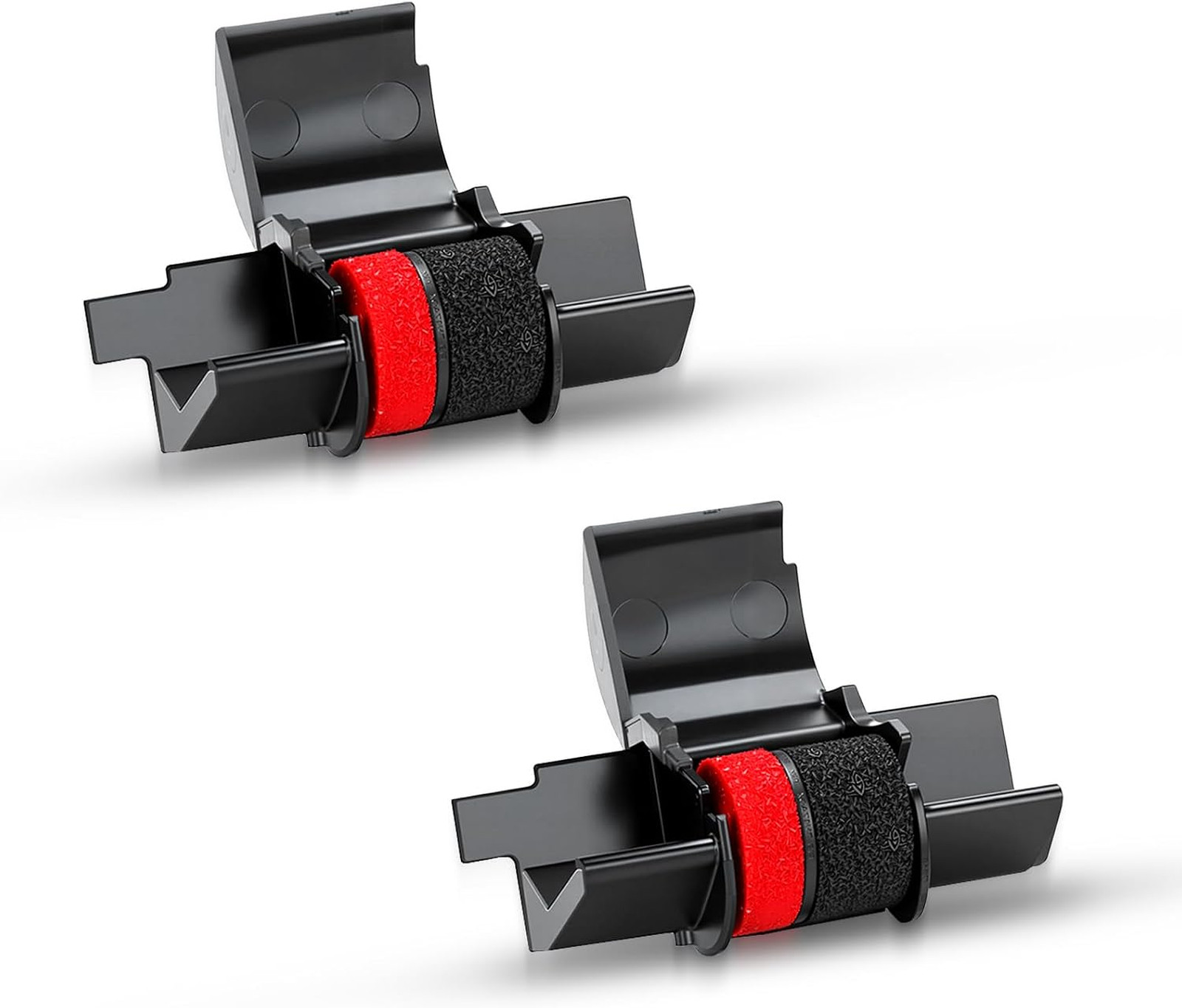 Calculator Ink Ribbon IR40T Compatible for Casio HR-100TM Red Black 2 Pack
