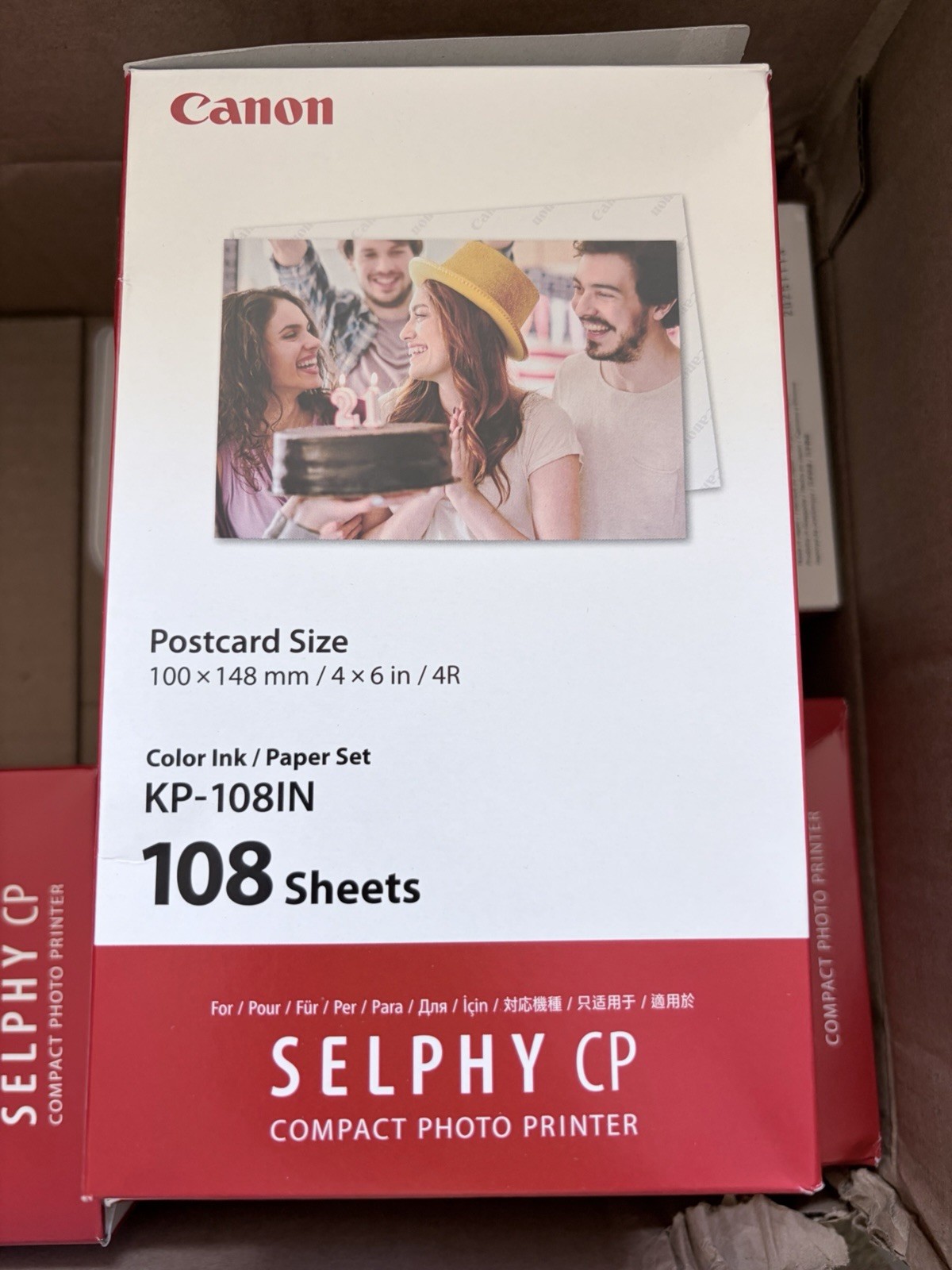 Canon KP-108IN Color Ink/Paper Set for Selphy CP