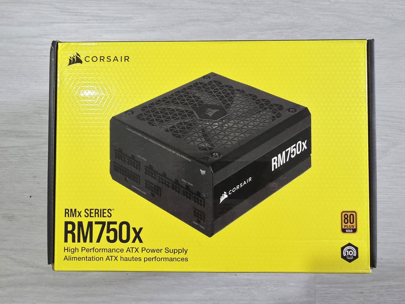 CORSAIR RM750x 750W 80 PLUS Gold ATX Fully Modular Power Supply PSU